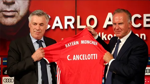Carlo Ancelotti, prezentat OFICIAL la Bayern: „Guardiola a făcut o treabă excelentă, vreau să o continui!”