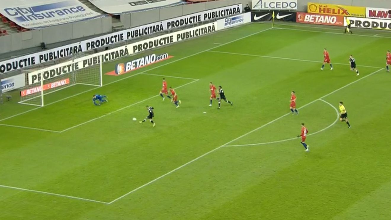 Poli Iași a egalat după o nouă gafă a lui Andrei Miron! Doru Popadiuc, gol la primul șut pe poartă cu FCSB | FOTO & VIDEO
