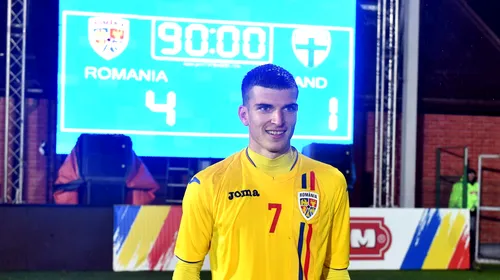 Atacantul Valentin Mihăilă, despre următorul meci la naționala Under 21: „Ar fi perfect să mai iau mingea acasă ca în meciul-tur cu Finlanda” | VIDEO