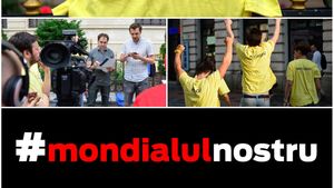 FLASHMOB | Ultimul episod al campaniei #mondialulnostru. Jurnaliștii ProSport au recreat faza din minutul 115 al meciului cu Suedia, în care Prunea a fost depășit de Kennet Andersson | VIDEO