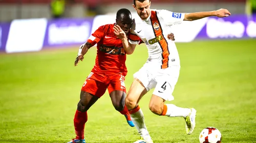 Zougoula a debutat la Dinamo cu Șahtior! Ivorianul, ușor surprins de ce a găsit la roș-albi: „Echipa nu este chiar rea”