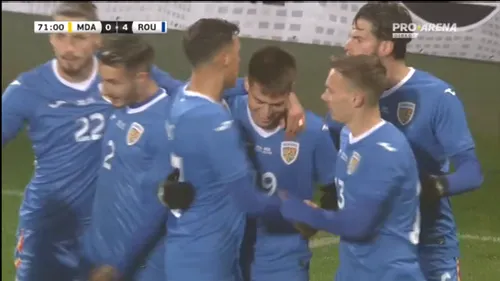 Ce debut pentru Daniel Paraschiv! A scos penalty și a înscris pentru România la doar un minut după ce a intrat pe teren