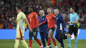 Cristiano Ronaldo s-a accidentat în finala Ligii Națiunilor, după ce a marcat împotriva Spaniei. Cum a reacționat tot stadionul