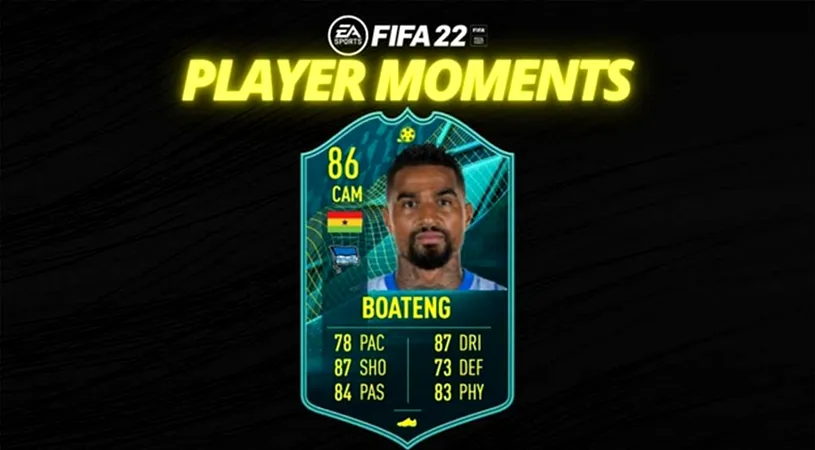 Kevin-Prince Boateng în FIFA 22. Cerințe SBC + recenzia completă a cardului