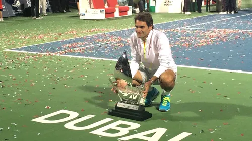 Așa a început seria lui Federer la Dubai, turneul care îi amintește de competițiile pe iarbă: „Am simțit că am ceva de demonstrat”