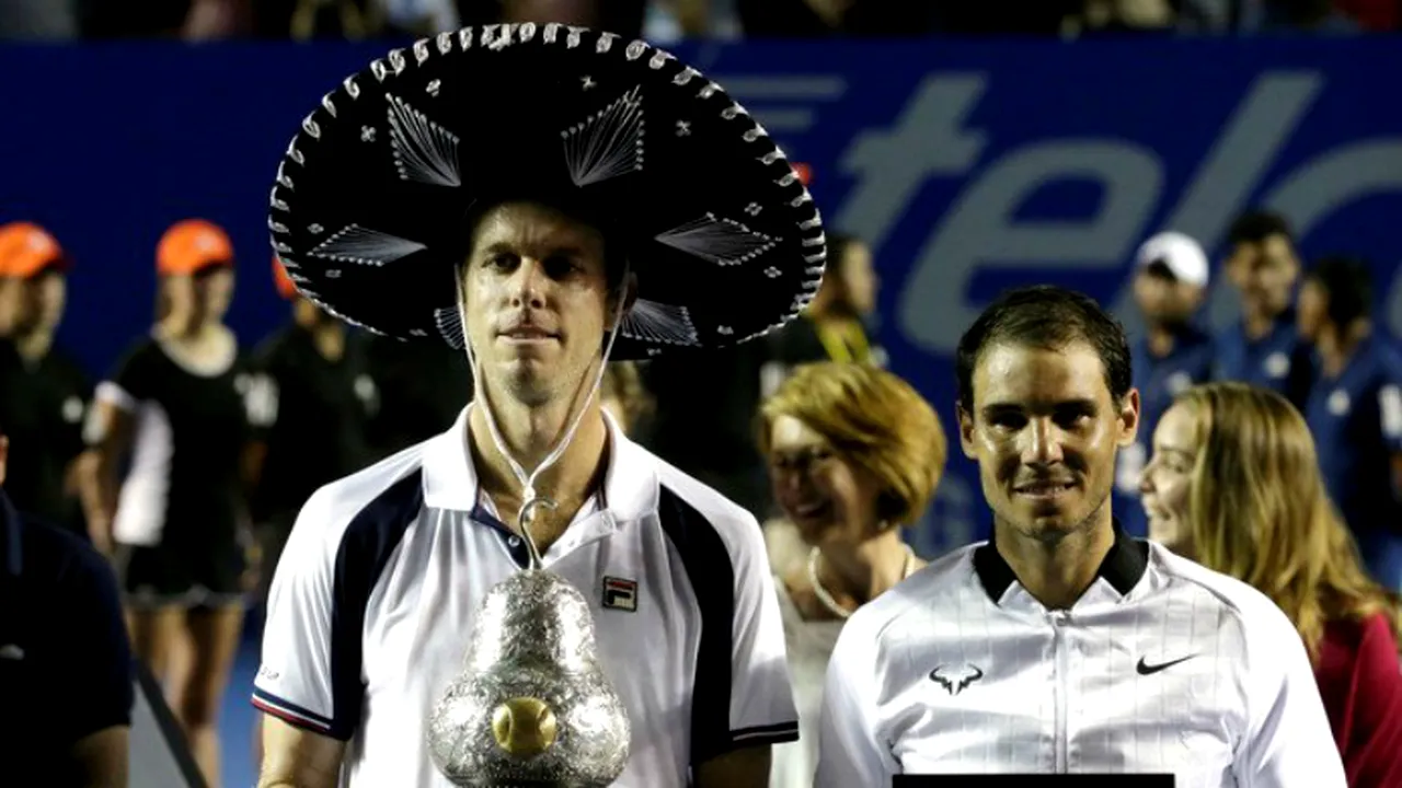 Lovitură de teatru la Acapulco! Rafael Nadal a pierdut în două seturi finala cu Sam Querrey