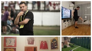 Modul original în care Ianis Zicu îţi spune să stai în casă. Antrenorul Farului a dezvăluit ”muzeul” său, motivul pentru care are un ”Zorro” în grădină şi ce l-a oprit din jonglat cu hârtia igienică