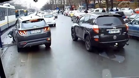 Accident provocat de un ucrainean în București! „Poate neatenție, poate oboseală, stresul părăsirii țării...” | VIDEO
