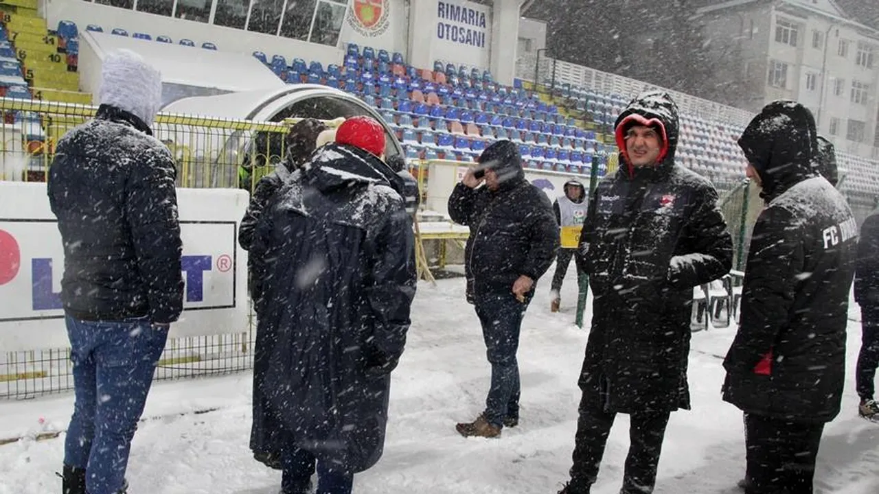 Partidele amânate din cauza zăpezii au fost reprogramate! Când se joacă Botoșani - Dinamo și CSM Poli - Astra