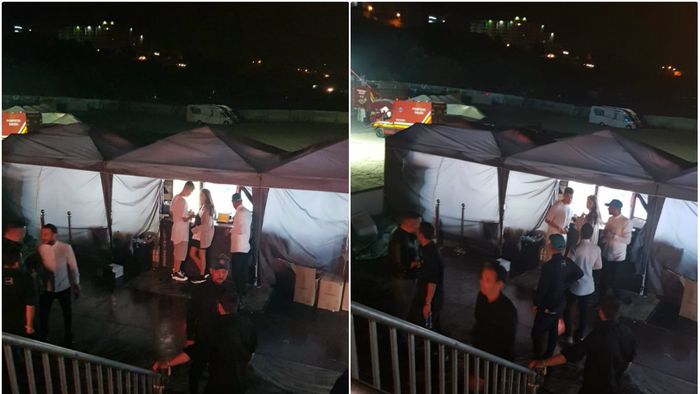 FOTO | Ianis Hagi și Ionuț Radu s-au distrat la festivalul Neversea! Portarul lui Genoa a venit însoțit de un grup de fete, iar fiul "Regelui" s-a afișat cu prietena sa