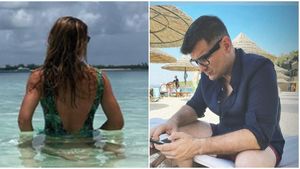 Simona Halep a făcut spectacol pe plaja din Turcia, iar Toni Iuruc și-a luat în serios rolul de fotograf! Imagini inedite din luna de miere | GALERIE FOTO