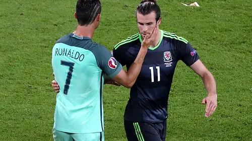 Respect înainte de toate. Ronaldo despre Bale și Bale despre Ronaldo, după meciul din semifinalele Euro 2016