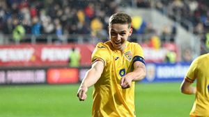 România U21 - Albania U21 5-0, în preliminariile de calificare la EURO 2025. Naționala lui Daniel Pancu, „recital” în Giulești! Manita în stil românesc | VIDEO