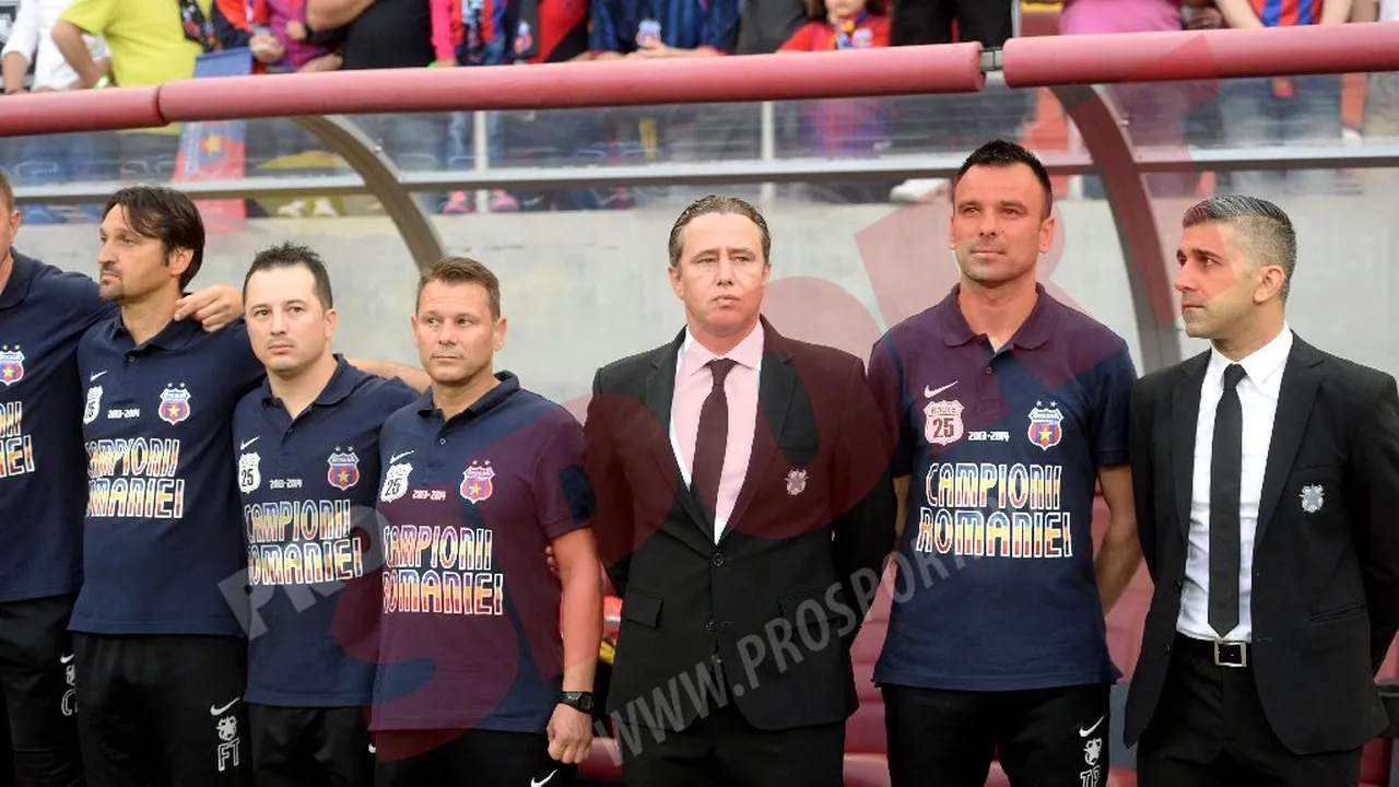 OFICIAL | Steaua a anunțat că Reghecampf și colaboratorii săi și-au reziliat contractele