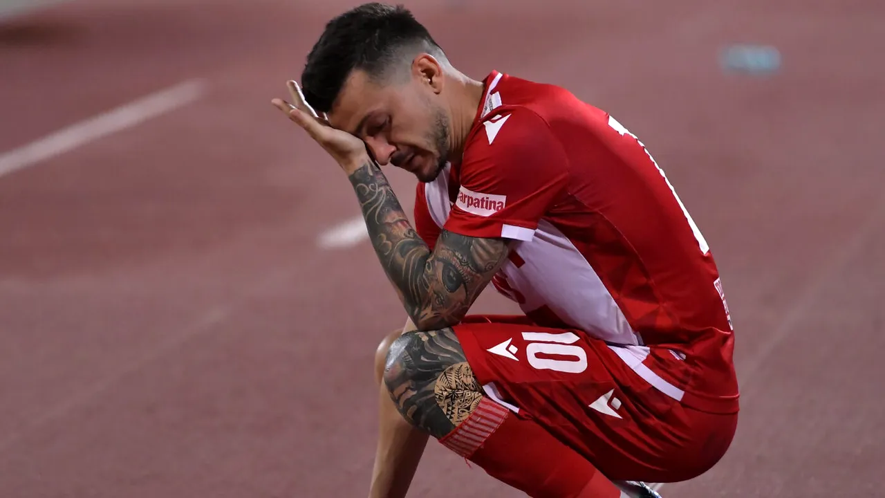 Momente triste pentru Cosmin Matei atunci când a retrogradat cu Dinamo! „Am văzut la tv faza când am lovit bara, atunci am început să plâng
