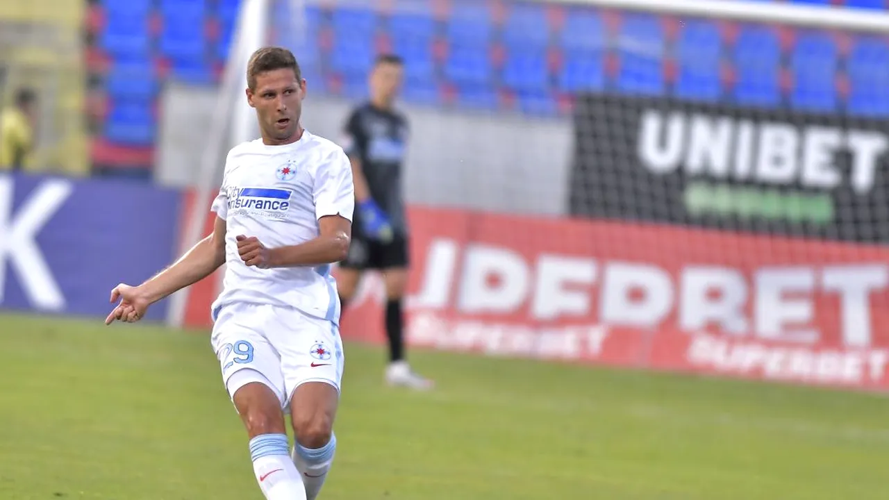 Stipe Vucur, persiflat după schimbarea la pauza meciului FC Botoșani - FCSB: „Poate s-a accidentat în drum spre vestiar”