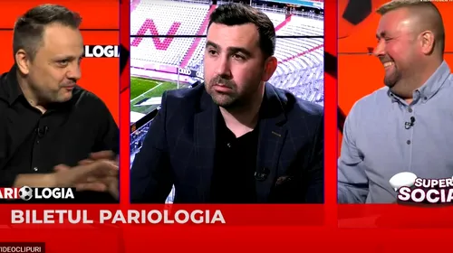 Biletul de România, întocmit de Dacian Varga în cadrul emisiunii Pariologia, propune meciuri din Superliga și Liga 2. Selecția vă poate aduce câștiguri de peste 4.500 de lei cu numai 40 de lei mizați | VIDEO PARIOLOGIA