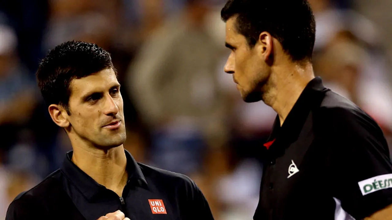 Novak Djokovic, în fața unei borne impresionante după meciul cu Hănescu