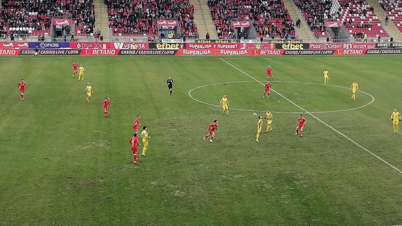 Belgianul Benchaib a decis derby-ul suferinței, UTA Arad - CS Mioveni, 1-2