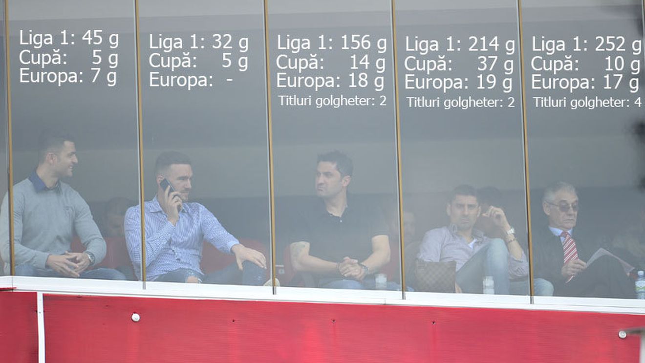 "S-a umplut loja de goluri".  FOTO de colecție: 699 de goluri marcate pe prima scenă a fotbalului românesc, într-o singură lojă 