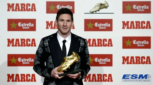 Lionel Messi a primit „Gheata de Aur” pentru a treia oară în carieră