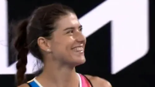 Un zâmbet cât o mie de cuvinte! Sorana Cîrstea, reacție de milioane după calificarea în optimi la Australian Open: „Alte lucruri nu contează!” VIDEO