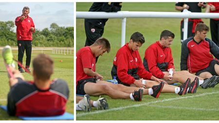 Andrei Cristea îi răspunde lui Mulțescu: "Nu-mi poate impune să plec! Eu sunt problema?" FOTO Ultimul antrenament al "câinilor"