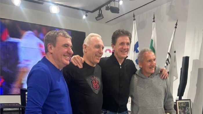 Gică Hagi şi Gică Popescu, invitați de un Balon de Aur la ziua lui: „Prieten drag”