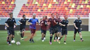 Danezii au făcut cunoștință cu National Arena:** "Suntem obișnuiți să jucăm cu mulți fani!" FOTO Antrenamentul oficial al celor de la Copenhaga
