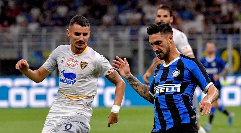 Debut nefericit pentru Romario Benzar în Serie A. VIDEO | Lecce a fost spulberată de Inter. Lukaku a înscris de la primul meci