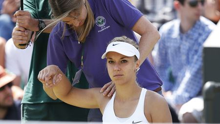 Lisicki, accidentată înaintea sfertului de finală cu Simona Halep: "Sper într-o minune"