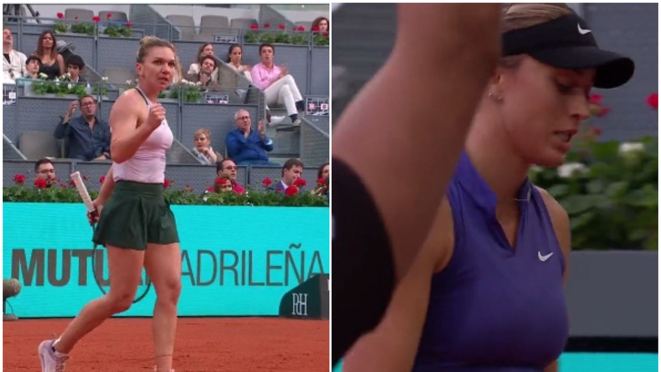 Simona Halep „i-a stins lumina" Paulei Badosa la Madrid! Reacția ibericei după o lovitură fabuloasă reușită de româncă | VIDEO