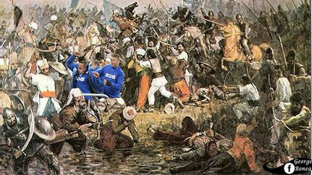 Acțiunile BGS de la meciul cu Ungaria, ironizate de un site de umor din România: "La Rovine a bătut BGS, nu Mircea cel Bătrân"