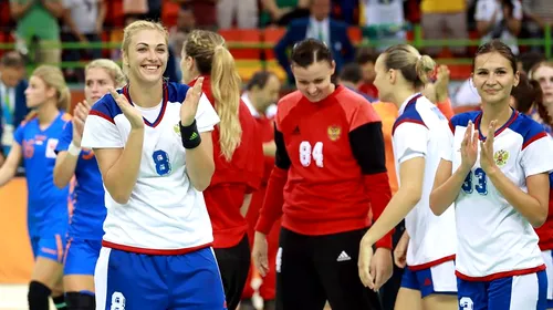 Rusia – Franța este finala de la Rio la handbal feminin. Trefilov i-a dat „mat” lui Hergeirsson și se va bate pentru aur cu Krumbholz