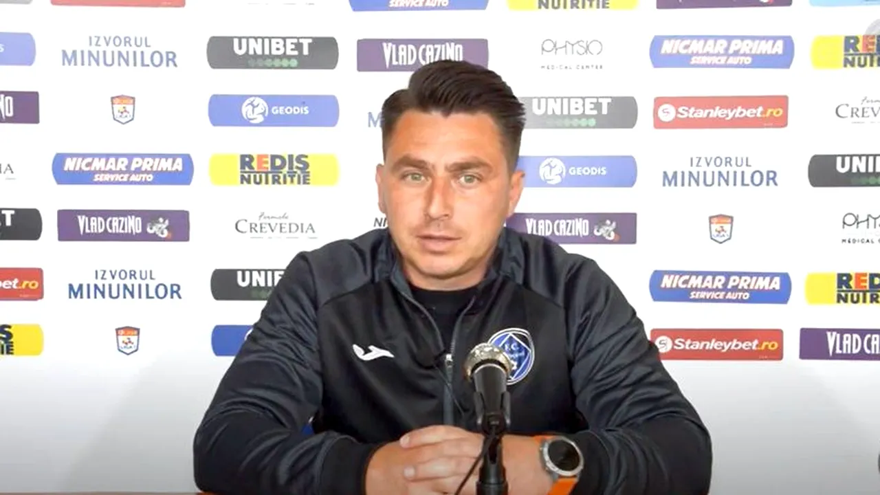 Ilie Poenaru a anunțat obiectivul Academicii Clinceni, înainte de meciul cu CFR Cluj: „Pentru asta ne pregătim și trebuie să demonstrăm că nu e întâmplător”. Ce spune despre slăbiciunile campioanei | VIDEO