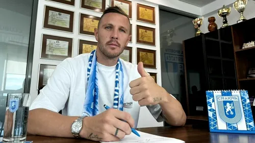 Prosport, confirmat! Universitatea Craiova a oficializat transferul! A semnat jucătorul recomandat de Alex Mitriță