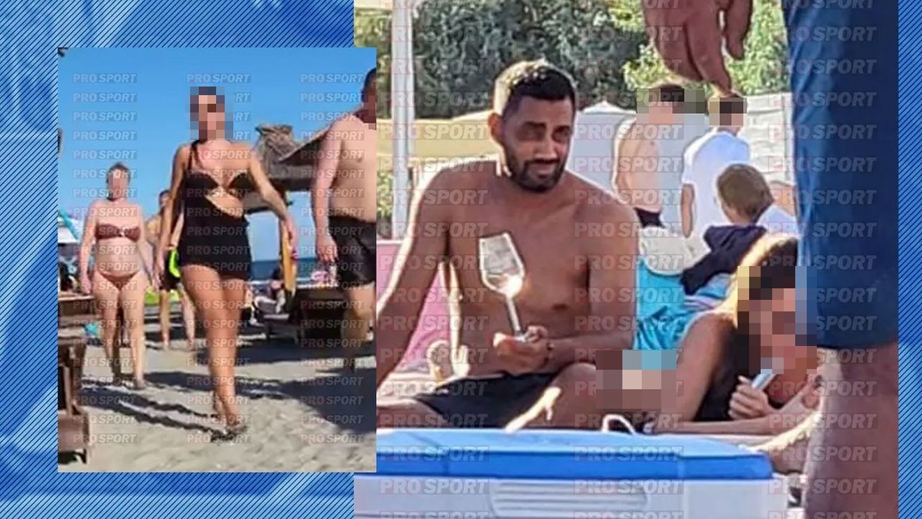 Asta este ultima fiță cu Bănel Nicoliță. Fostul fotbalist al lui Gigi Becali s-a desfătat la plajă cu un pahar de vin și cu compania unei brunete atrăgătoare. EXCLUSIV
