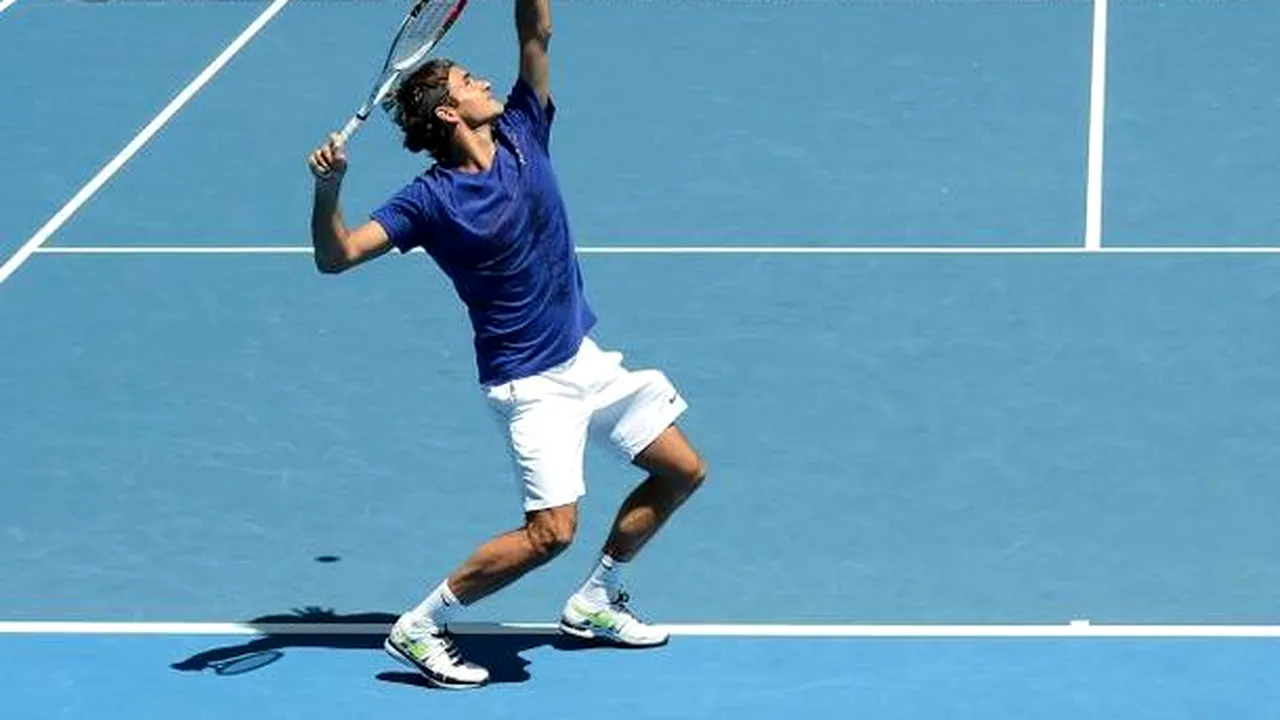 Federer merge ceas la Australian Open! Elvețianul s-a calificat în sferturi după ce l-a învins pe Milos Raonic