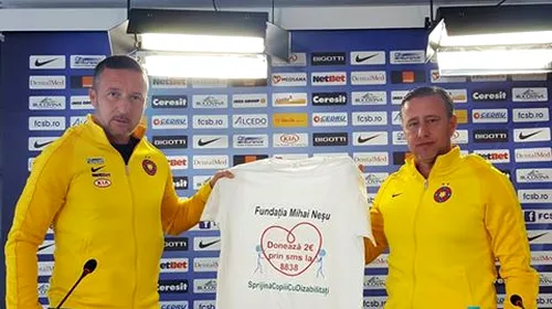 FOTO | Gest superb făcut de Dinamo și FCSB pentru Mihăiță Neșu: „Le mulțumim dinamoviștilor!”