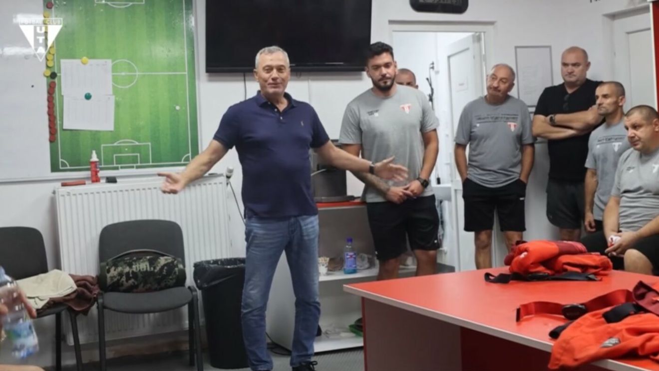 Mircea Rednic îi dă afară și din fotoliu! UTA Arad s-a mai despărțit de un atacant