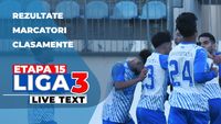 Etapa 15 Liga 3 | CSM Vaslui, Înainte Modelu și Unirea Alba Iulia au înscris cele mai multe goluri. Minaur Baia Mare a fost umilită acasă, Știința Poli Timișoara n-a câștigat la Sântana!
