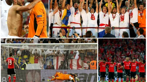 Sevilla a cucerit trofeul Europa League, după ce a răpus-o pe Benfica la penalty-uri, scor 4-2. Beto, fostul portar al CFR-ului, a fost eroul echipei spaniole