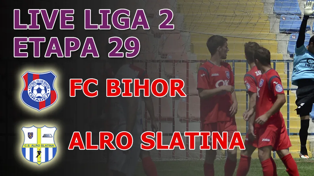 FC Bihor - ALRO 1-2!** Slătinenii au revenit spectaculos în repriza a doua