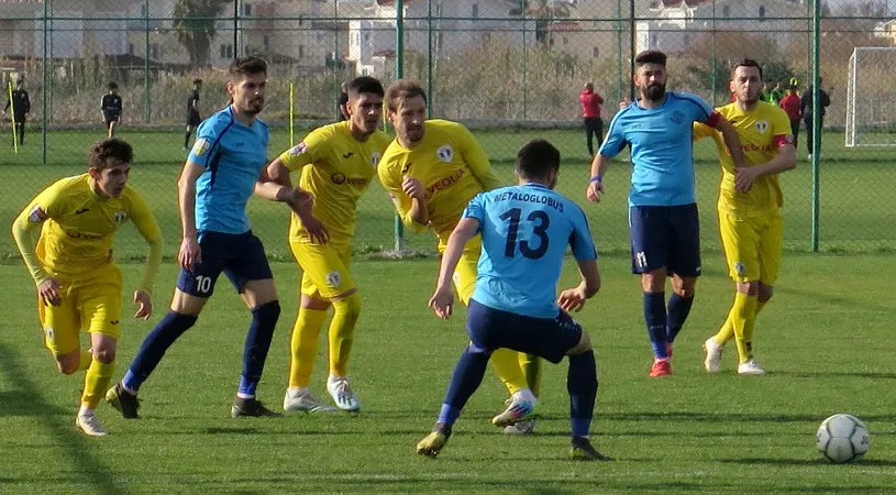Petrolul a trecut la limită de Metaloglobus în ultimul test disputat de ambele echipe în Turcia.** Jocul a fost decis încă din primele minute