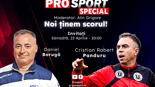 Comentăm împreună la ProSport Special meciul primelor clasate Farul Constanța – CFR Cluj, din etapa a 5-a a play-off-ului din Superliga, alături de Daniel Borugă și Cristian Robert Panduru