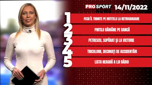 ProSport News | Mirel <i class='ep-highlight'>Rădoi</i> a făcut lista neagră de la Universitatea Craiova, iar Gigi Becali a stabilit antrenorul de la FCSB! Cele mai noi știri din sport | VIDEO