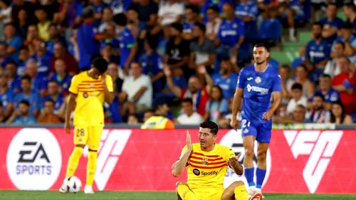 Scandal monstru după ce FC Barcelona a făcut doar 0-0 la Getafe, după un meci cu 3 cartonașe roșii și un penalty refuzat cu VAR în minutul 105! Xavi a explodat: „E o rușine! Ne facem de râs”