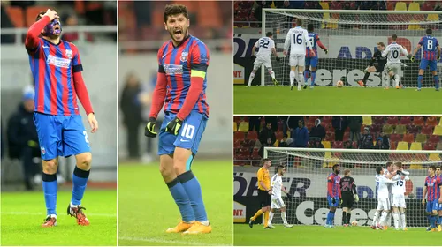 Steaua, ofsaid în Europa! Gâlcă a ratat și al doilea obiectiv. Steaua – Dinamo Kiev 0-2. FOTO | Imaginile unei seri dezamăgitoare
