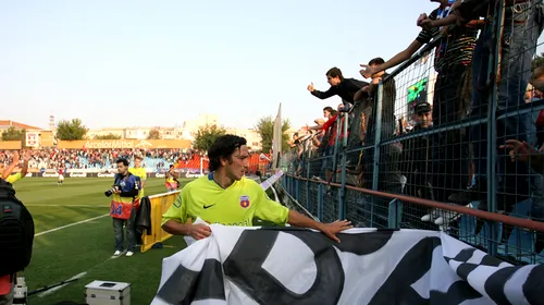 Ogăraru, în conflict cu fanii: a rupt un banner de pe gard