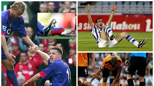 FOTO | Cele mai grave 10 accidentări din fotbal. Nicușor Bancu se alătură unei liste pe care apar nume grele